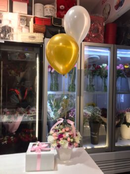 Cake Bouquet Balloon Combo