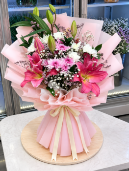 FLORIST SPECIAL BOUQUET-PINK LILLY