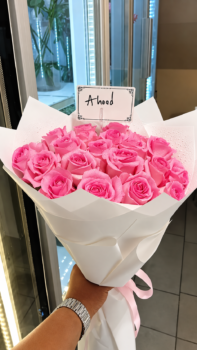 PINK ROSE BOUQUET-20 ROSES