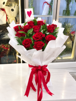 RED ROSE BOUQUET-12 PREMIUM RED ROSE