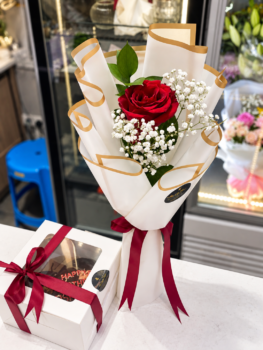 Cake Bouquet Combo