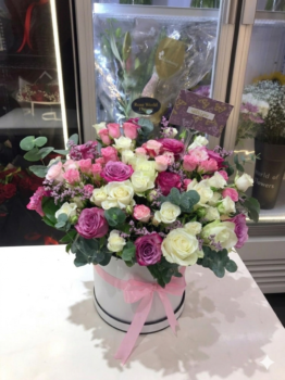 PURPLE MIX ROSE BOUQUET