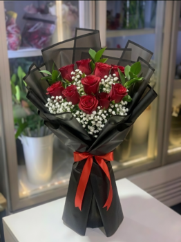 10 RED ROSE BOUQUET