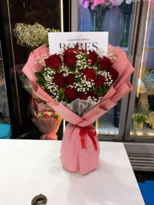 10 RED ROSE BOUQUET