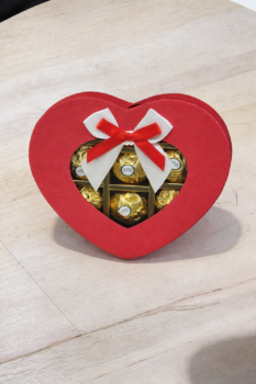 HEART SHAPE FERRERO CUSTOMIZED BOX