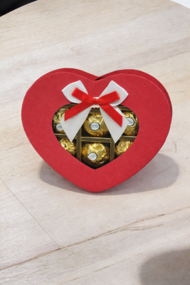 HEART SHAPE FERRERO CUSTOMIZED BOX