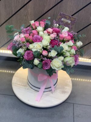 PURPLE MIX ROSE BOUQUET