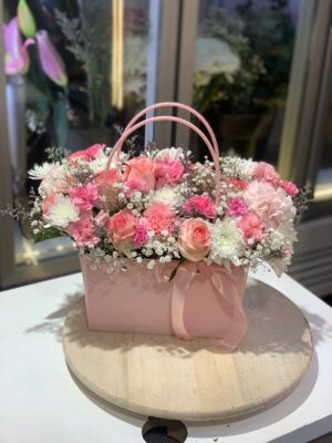 PINK BAG BOUQUET