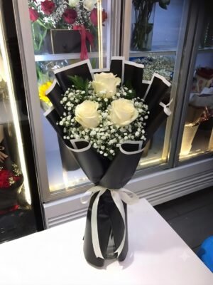 WHITE ROSE BOUQUET