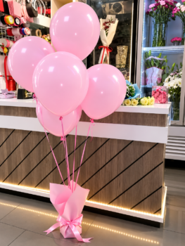 PINK HELIUM BALLOON SET