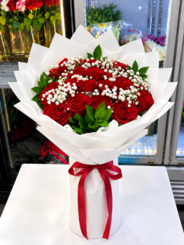 RED ROSE BOUQUET - 20 RED ROSES