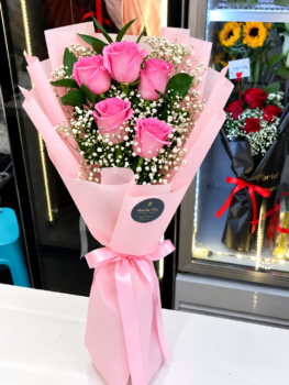 PINK ROSE BOUQUET