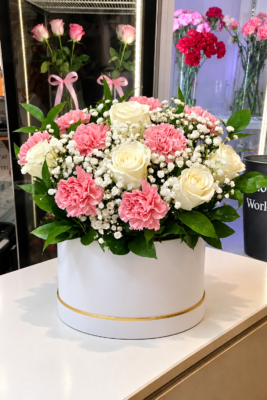 CARNATION ROSE BOX