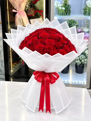 RED ROSE BOUQUET - 41 ROSES