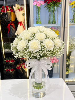 CARNATION WEDDING BOUQUET
