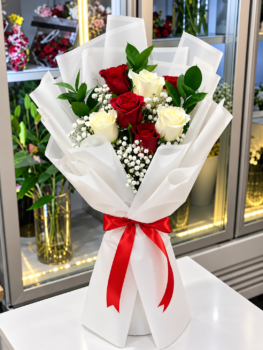 MIX ROSE BOUQUET - 7 ROSES