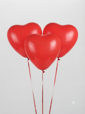 HEART SHAPE BALLOON - 3PCS