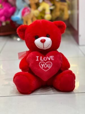 RED TEDDY I LOVE YOU - 30CM