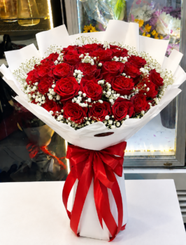 RED ROSE BOUQUET PREMIUM - 30 ROSES