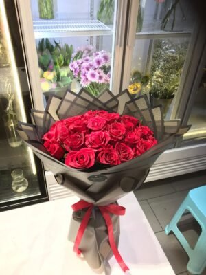 RED ROSE BOUQUET-20 ROSES
