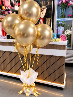 GOLDEN HELIUM BALLOON