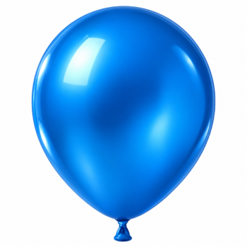 BLUE HELIUM BALLOON