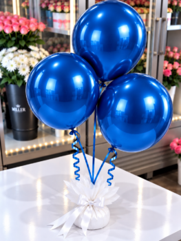 BLUE HELIUM BALLOON