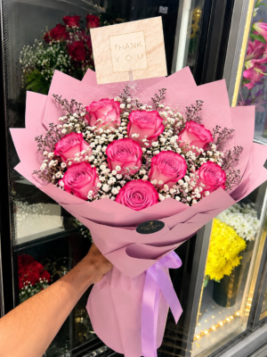 PURPLE ROSE BOUQUET